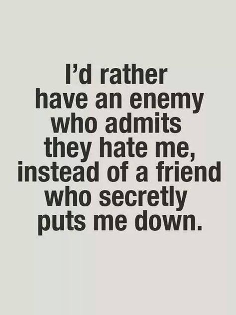 Nothing worse than two faced people. A Quote, The Words, Quotes