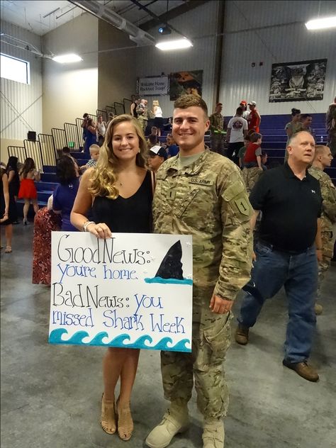 Daughter and her redeployment sign July 4th