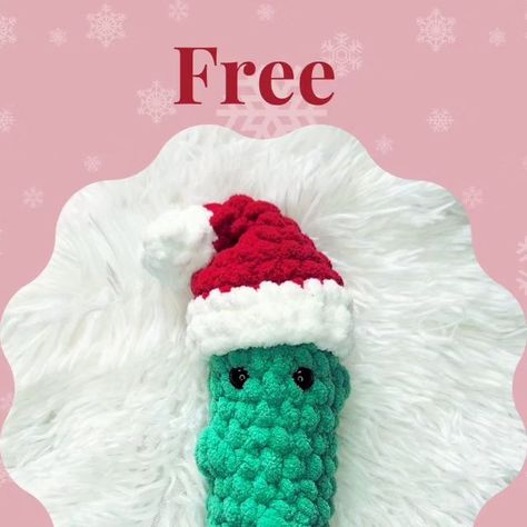 Crochet Christmas Cozy Free Pattern, Christmas Pickle Crochet Pattern, Crochet Christmas Plushies Pattern, Crochet Christmas Pickle Ornament, Pickles Crochet Pattern Free, Crochet Christmas Pickle Free Pattern, Crochet Christmas Tree Amigurumi, Hershey Kiss Crochet Pattern, Crochet Santa Ornament Free Pattern