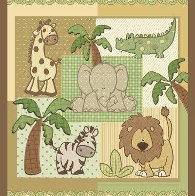 Safari Baby Quilt, Safari Quilt, Elephant Birthday Party, Jungle Baby Shower Theme, Elephant Birthday, Baby Quilt Patterns, Safari Jungle, Jungle Baby, Baby Shower Party Supplies