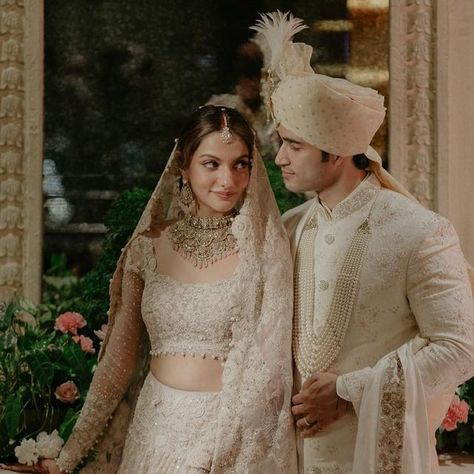 The Basics Woman | Suchita A Mukerji on Instagram: "The Gagranis 🤍" Groom Indian Wedding Outfits, Ombre Lehenga, Affan Waheed, Rajasthani Bride, Blue Sherwani, Bridal Entry, Indian Wedding Poses, Indian Wedding Gowns, Bride And Groom Outfits