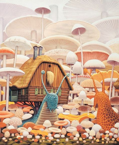 Jacek Yerka, Deep Drawing, Surreal Scenes, Max Ernst, Dream World, Surrealism Painting, Weird Creatures, New Artists, Surreal Art