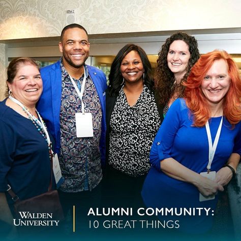 From connecting with more than 147,000 graduates to discounts at 300,000 retailers, Walden's alumni membership has its benefits. #WaldenUAlumni Walden University, College Degrees, Alumni Events, Volunteer Activities, Online Degree Programs, Career Management, Alumni Association, Online Degree, Agent Of Change