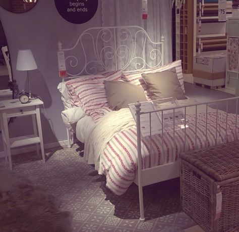 Ikea leirvik bed Ikea Rooms, Ikea Leirvik, Leirvik Bed, Scandinavian Home Interiors, Beautiful Bedroom Decor, Ikea Bedroom, Bedding Inspiration, Good Photos, Ikea Bed