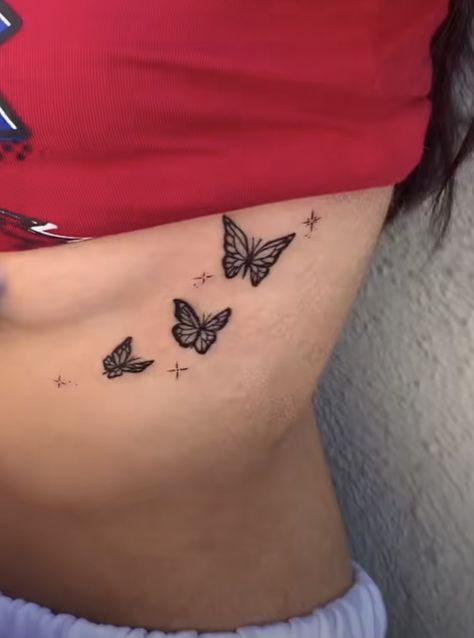 Female Tattoo Ideas, Rib Tattoos For Women, Butterfly Tattoos For Women, Men Tattoo, Small Pretty Tattoos, Petite Tattoos, Tattoo Ideas For Men, Dope Tattoos For Women, Tattoo Ideas Female