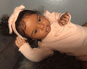 Apple Hairstyle, Reborn Babies Black, African American Reborn Babies, Custom Reborn Dolls, Real Looking Baby Dolls, Doll Reborn, Reborn Baby Boy Dolls, American Baby Doll, Real Baby Dolls