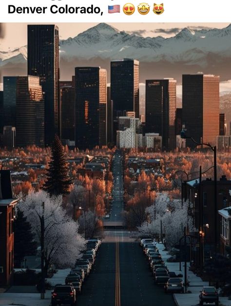 Denver Colorado Wallpaper, Denver City Skyline, Denver Colorado Nightlife, Denver City Aesthetic, 16th Street Mall Denver, Colorado Suburbs, Colorado Vision Board, Denver Colorado Photography, Denver Colorado Winter