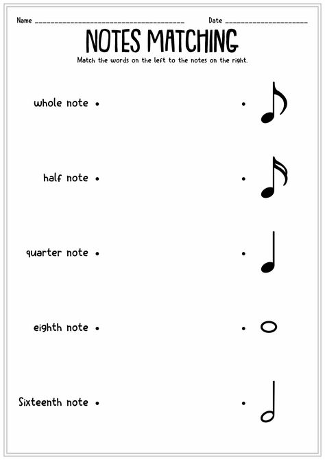 Piano Worksheets For Kids Free Printable, Quarter Note Worksheet, Music Notes And Beats, Music Worksheets For Kids Printables, Grade 2 Music Worksheets, Musical Notes Worksheet, Music Notes Worksheet, Elementary Music Worksheets Free Printable, Music Notes Exercises