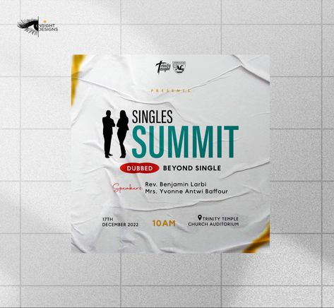 Simple “Singles Summit” flyer design Summit Flyer Design, Design Graphics, Social Media Design Graphics, Media Design, Lives Matter, Social Media Design, Flyer Design, Social Media, Media