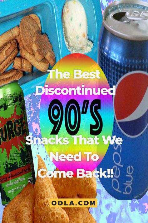 The Best Discontinued '90s Snacks That We Need To Come Back!! Meals From The 90s, Things From The 90s, 90s Theme Party Food Ideas, Vintage Snacks, 90 Snacks, 90s Appetizers, 90s Theme Party Food, 90s Food Ideas, 90s Party Food Appetizers