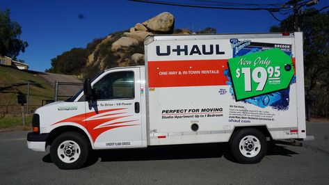 u-haul Uhaul Truck, U Haul Truck, Childhood Aesthetic, The Long Goodbye, Driver Job, Moving Truck, Box Van, Moving Packing, Small Trucks