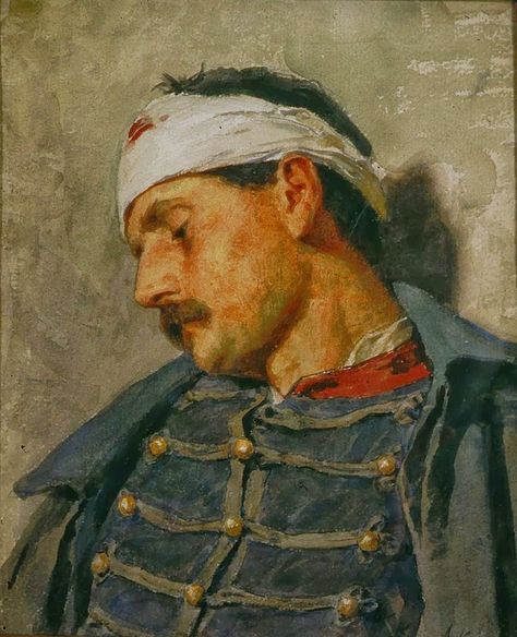 Albert Anker Wounded Soldier, Hans Thoma, Paula Modersohn Becker, Soldier Poster, George Grosz, Max Ernst, Oil Painting Portrait, Male Portrait, Great Artists