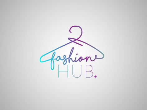 Fashion Hub Logo Design by Ansar Designer Hub Logo, Fashion Hub, About Fashion, The Fashion, I Hope, Logo Design, Clothes, Design