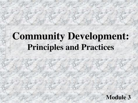 PPT - Community Development: Principles and Practices PowerPoint Presentation - ID:756121 Community Development Projects, Intentional Communities, Neighborhood Ideas, Improve Lifestyle, Luke 4, Community Ideas, Intentional Community, Human Resource Development, Community Involvement