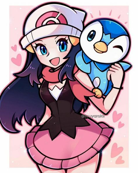 Dawn Pokemon, Pokemon Dawn, Pokémon Diamond, Pokemon Universe, Pokemon Fanart, Pokemon Fan Art, Pokemon Characters, Pokemon Fan