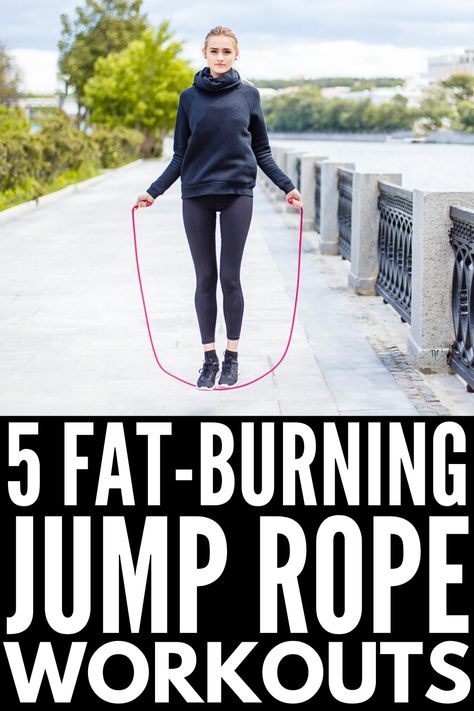 Feel the Burn! 5 Fat Burning Jump Rope Workouts for All Levels Jump Rope Routine, Rope Exercises, Mma Workout, Jump Rope Workout, Fat Burning Cardio, Hiit Cardio Workouts, Full Body Hiit Workout, Qi Gong, Jump Rope