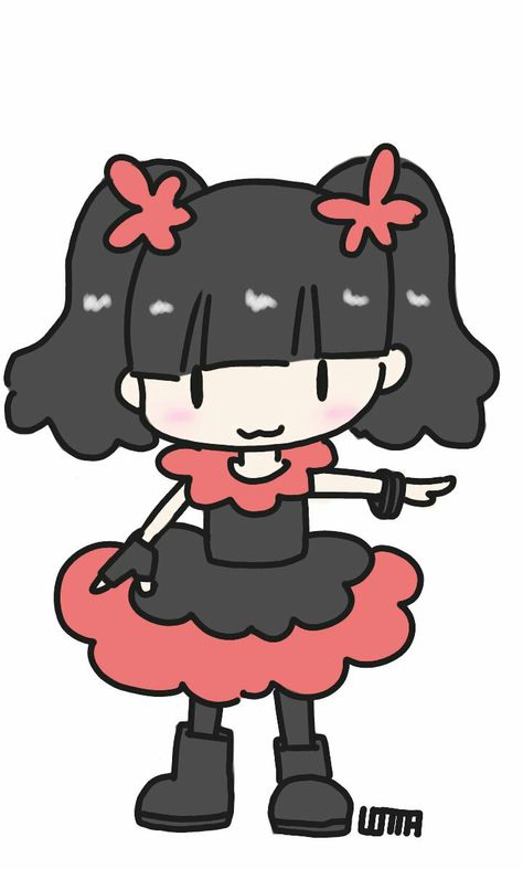 Kiba X Shino, Metal Drawing, Dibujos Ideas, Yui Mizuno, Kawaii Metal, Moa Kikuchi, Su Metal, Baby Metal, Japanese Kawaii