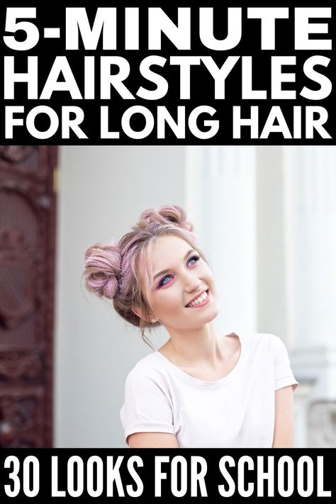 Easy Up Do Long Hair Quick Hairstyles, Casual Updo Medium Length Hair, Teacher Picture Day Hair, How To Style Long Hair Daily, Easy Day 3 Hairstyles, 15 Minute Hairstyles, Fixing Long Hair Easy Hairstyles, Easy Hair Styles To Do On Yourself For Beginners, 2 Step Hairstyles