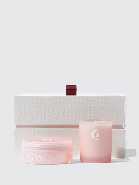 Glossier Candle, Cosmetics Design, Stretch Concealer, Milky Jelly Cleanser, Priming Moisturizer, Glossier You, Skin Care Quiz, Cream Cleanser, Holiday Gift Sets