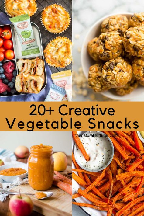 Vegetable Snacks For Work, Snackable Veggies, Snacks With Vegetables, Veggies To Snack On, Vegetable Snacks Healthy, Veggie Snacks On The Go, The Natural Nurturer, Veggie Snacks For Toddlers, Easy Vegetable Snacks