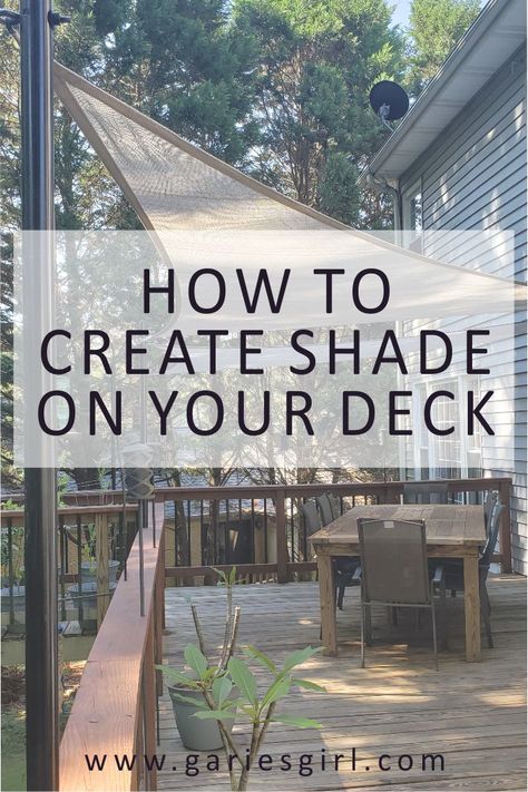 Diy Deck Shade, Deck Sun Shade, Patio Sails, Porch Shades, Shade Sail Installation, Deck Awnings, Deck Shade, Deck Canopy, Patio Sun Shades