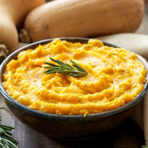 Butternut Squash With Goat Cheese, Butternut Squash Enchiladas, Mashed Butternut Squash, Sweet Potato Recipes Mashed, Rosemary Recipes, Baked Butternut Squash, Enchilada Casserole Recipes, Vegetarian Thanksgiving, Roasted Squash