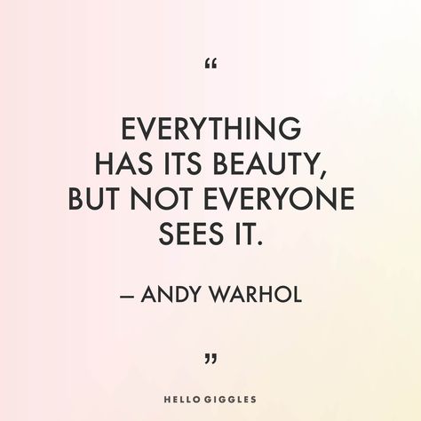 Andy Warhol with words of wisdom. Warhol Tattoo Ideas, Andy Warhol Tattoo, Painter Quotes, Famous Artist Quotes, Andy Warhol Quotes, Wisdom Words, Everything Is Beautiful, Art Quotes Funny, Meant To Be Quotes