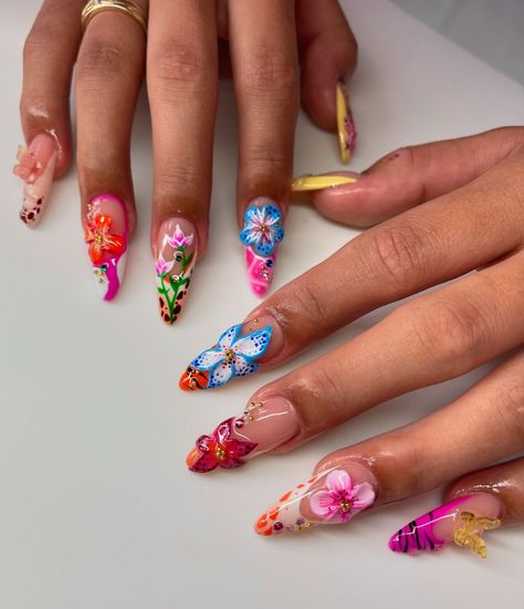 #nails #nailart #orchids #flowers #nail2inspire #nailsart #nailsofinstagram #naildesign #summernails #fashion #style #summervibes #inspo Orchids Flowers, Nails Nailart, Summer Nails, Orchids, Abc, Nail Designs, Nail Art, Nails, Flowers