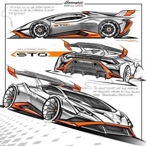 Super Cars Drawing, Supercar Sketch, Lamborghini Huracan Sto, Huracan Sto, Futuristic Cars Design, Auto Design, Cool Car Drawings, Car Artwork, Super Sport Cars