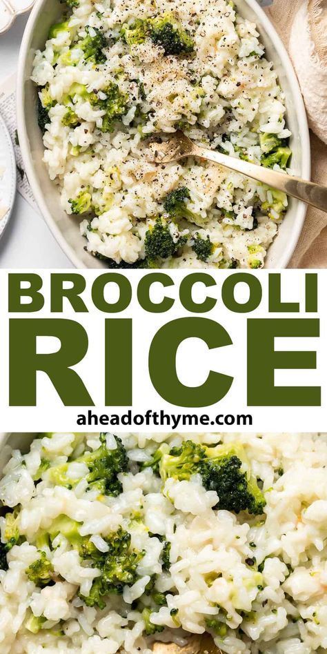 Broccoli With Rice Recipes, Rice Cooker Broccoli And Rice, Frozen Broccoli Rice Recipes, How To Make Broccoli Rice, Broccoli And Rice Recipes Healthy, Broccoli Rice Pilaf Recipe, White Rice And Broccoli Recipes, Broccoli Rice Pilaf, Brocoli Rice Recipe