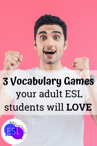 English Vocabulary Games, Esl Vocabulary Games, Esl Teaching Resources, Esl Games, Esl Vocabulary, Teaching Vocabulary, Esl Classroom, Esl Lesson Plans, Esl Lessons