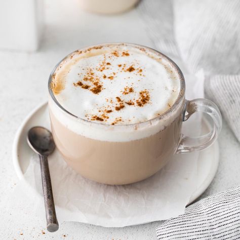 Vanilla Cappuccino Recipe, French Vanilla Cappuccino Recipe, Cappuccino Aesthetic, Cinnamon Cappuccino, Cafe Pics, Vanilla Cappuccino, Perfect Cappuccino, French Vanilla Cappuccino, Fancy Cappuccino