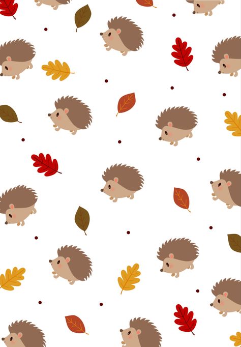 Fall Screensaver, Fall Ceramics, Fall Hedgehog, Hedgehog Wallpaper, Autumn Phone Case, Hedgehog Pattern, Hedgehog Illustration, Dance Wallpaper, Tablet Wallpapers