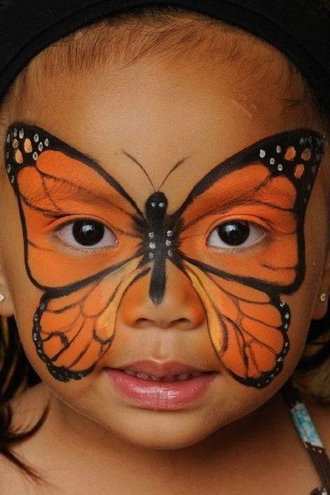 Butterfly face painting  #facepainting #facepaintingideas http://www.keypcreative.com/ Butterfly Face Paint, Girl Face Painting, Butterfly Face, Face Painting Easy, Kids Face Paint, Like A Butterfly, Face Painting Halloween, Face Painting Designs, Kids Makeup