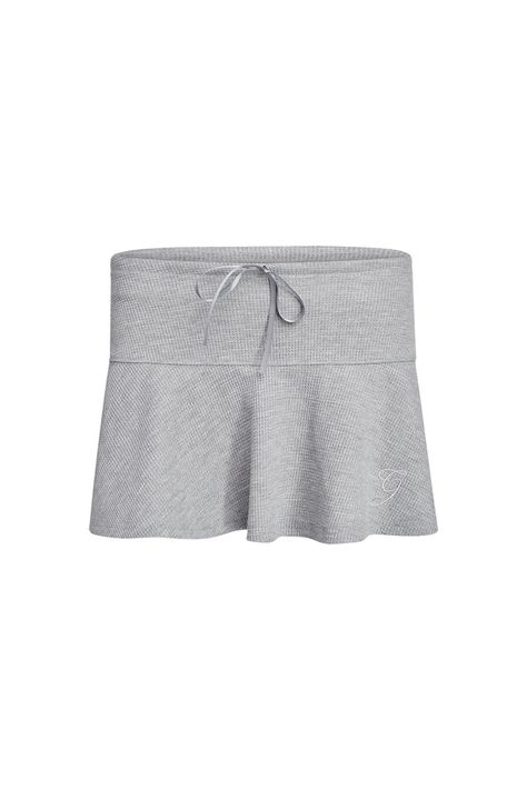 All – I.AM.GIA Rest of World Grey Mini Skirt, Contemporary Fabric, I Am Gia, Women's Skirts, Virtual Closet, Satin Bow, Gray Skirt, Bold Fashion, Waffle Knit