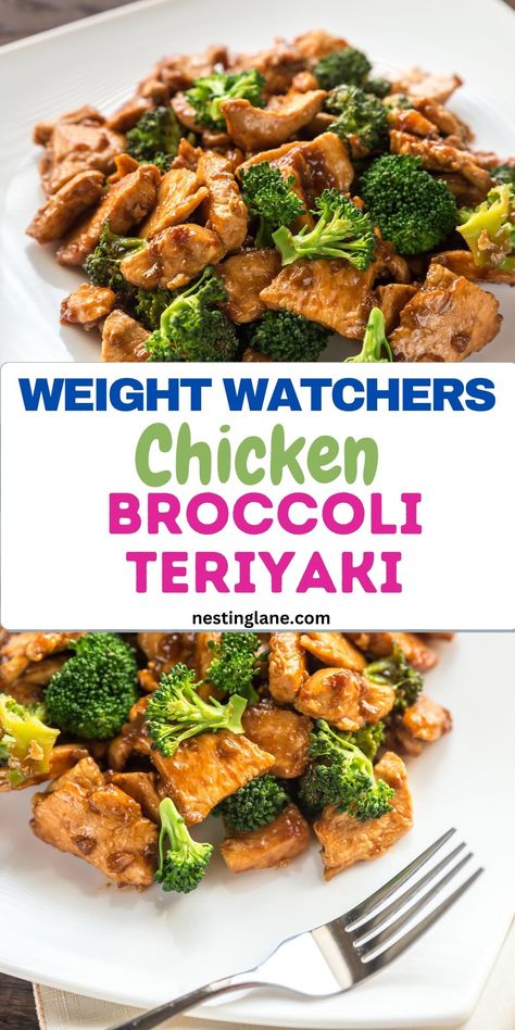 Ww Chicken And Broccoli Stir Fry, Healthy Chicken Dinners For Family, Broccoli Chicken Recipes Healthy, Weight Watcher Teriyaki Chicken, Low Calorie Chicken Teriyaki, Ww Veggie Recipes, Ww Asian Recipes, Healthy Meals For Dinner Low Carb, Ww Teriyaki Chicken