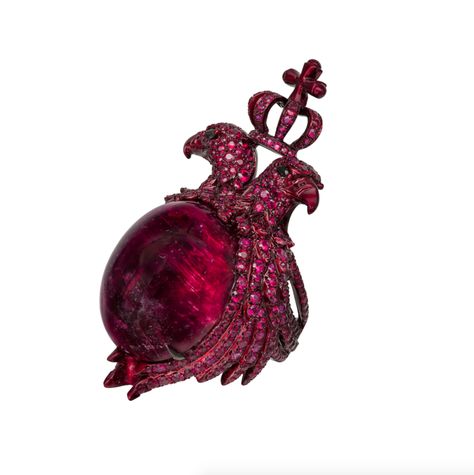 Lydia Courteille — FOR FUTURE REFERENCE Lydia Courteille Jewelry, Avant Garde Jewelry, Red Tourmaline, Eagle Ring, Catherine The Great, Diamond Jewel, Vintage Jewels, Animal Jewelry, High Jewelry