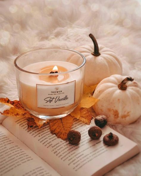 Fall aesthetics, autumn beauty Candle Fall Aesthetic, Light Autumn Aesthetic, Autumn Product Photography, Autumn Candles Aesthetic, Fall Candle Aesthetic, Fall Candles Aesthetic, Fall Product Photography, Autumn Candle, Fall Candle