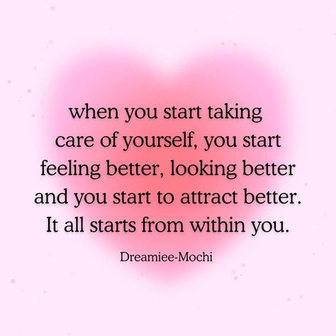 ⋆.When you start taking care of yourself, everything changes. It’s not just about looking good, it’s about feeling good, attracting the right vibes, and becoming the best version of YOU˚🩷˚. . . Follow for more 🩷 . . #selflovejourney #youmatter #dailyselflove #beproudofyourself #positivemindset #selfcare #selfworth #growth #motivation #quotes #quoteoftheday #youvegotthis #mentalhealth #quotesaboutlife #selfcarematters #stronger #thoughts #loveyourselffirst #tipsforlife #gratitude #aesthetic... Gratitude Aesthetic, Start Taking Care Of Yourself, Growth Motivation, You Ve Got This, Taking Care Of Yourself, Everything Changes, Gratitude Quotes, Love Yourself First, You Matter