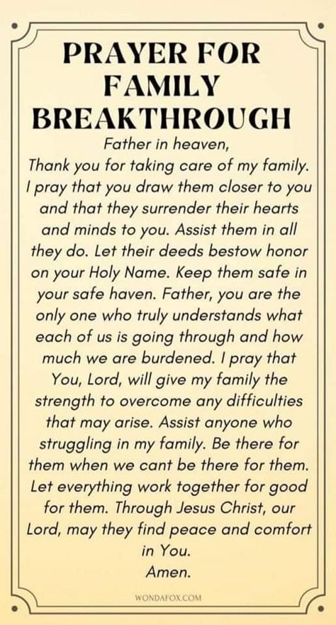 Prayers For My Family Quotes, Good Night Prayers And Blessings For Family, Everyday Prayers I Pray, Family Prayers For Healing, Prayers For Home Buying, Prayers For Family Members, Warfare Prayers For Family, Night Prayers For Family, Prayer For Peace In My Home