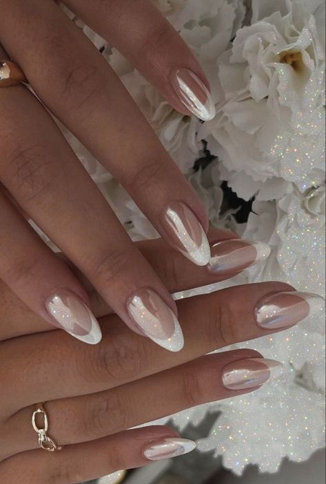 Pics edited by AirBrush AppFilterCosmicMoonWedding nails.airbrushapp retouch photoeditor filter airbrushmakeup airbrushart airbrushfilter Beautiful Wedding Nails, Bachelorette Nails, Bridesmaids Nails, Formal Nails, Pearl Nails, Bride Nails, Bridal Nails, Elegant Nails, Prom Nails