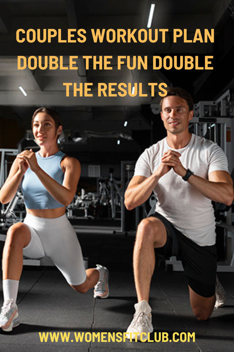 Strengthen your bond and your bodies with this couples workout plan! Ideal for partners looking to stay fit together, this plan features fun, effective exercises that boost strength, coordination, and motivation. Workouts include partner squats, high-five planks, and resistance band rows—great for building both fitness and connection. Couples Workout Routine Gym, Couples Exercises At Home, Couples Workout Routine At Home, Couples Workouts, Workout Couples, Couples Workout Routine, Couples Workout, Workout Routine At Home, Workouts Plan