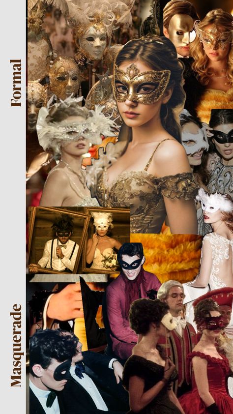 Created by nutellakimm on Shuffles Masquerade Party Aesthetic, Masquerade Ball Aesthetic, Nye Theme, Masquerade Party Themes, Masquerade Aesthetic, Old Hollywood Prom, Masquerade Ball Outfits, Masquerade Party Dresses, Quince Themes