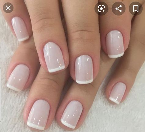 French Manicure Nails, Nails Now, Classic Nails, Neutral Nails, Dipped Nails, Chic Nails, French Tip Nails, Short Acrylic Nails, Best Acrylic Nails