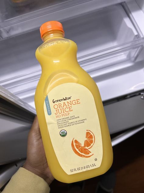 Publix GreenWise Organic No Pulp Orange Juice Review | The Kitchn Orange Juice Brands, Organic Orange Juice, Juice Company, Juice Branding, Organic Juice, Orange Juice, Usda Organic, Grocery Store, Fried Chicken