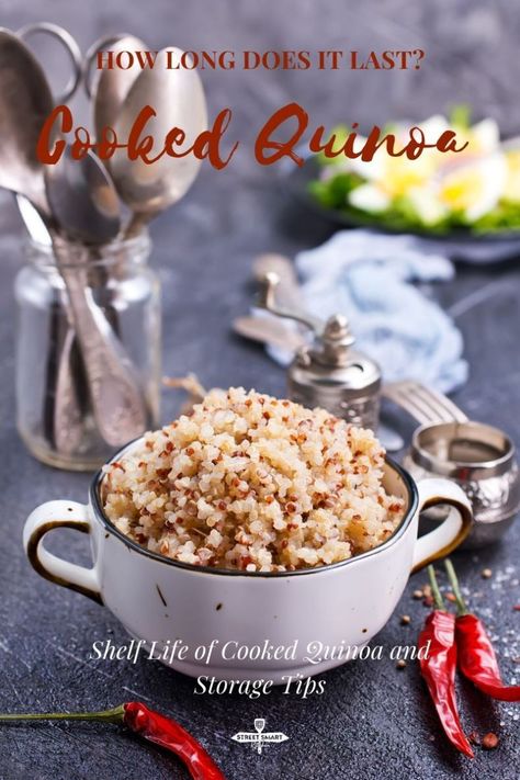 How long does cooked quinoa last? With proper storage, cooked quinoa can last for up to a week in the fridge and eight to twelve months in the freezer. How To Eat Quinoa, Quinoa In Rice Cooker, Quinoa Veggie Burger, What Is Quinoa, Perfect Quinoa, Instant Pot Quinoa, Carb Sides, Cook Quinoa, Easy Quinoa