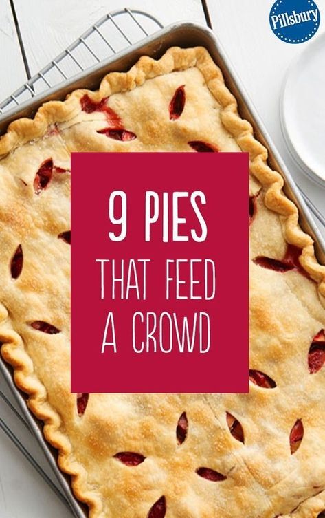 Slab Pies, Slab Pie Recipes, Dessert Oreo, Slab Pie, Desserts Keto, Desserts Vegan, Feed A Crowd, Cooking For A Crowd, Desserts For A Crowd