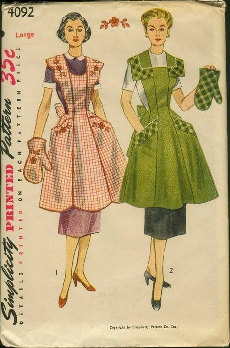 Pinafore Apron Pattern, Bib Apron Pattern, 1950s Apron, Princess Aprons, Vintage Apron Pattern, Diy Apron, Holiday Aprons, Pinafore Apron, Apron Sewing Pattern