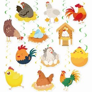 Chicken Birthday Party, Chicken Birthday, Chicken Party, Farm Animal Party, Chicken Decor, Farm Birthday Party, Cute Chickens, Farm Birthday, Party Scene