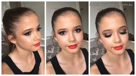 Dance makeup - Rebekah Foxe Hair and Makeup Dance Show Makeup Dancers, Hip Hop Dance Makeup Looks, Dance Competition Makeup Tutorial, Ballet Makeup Stage Ballerinas, Ballet Makeup Kids, Ballet Recital Makeup, Competition Dance Makeup, Irish Dance Makeup, Makeup For Dance Competition